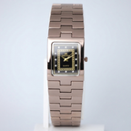 MEMA Quartz BZ-SS05 Women's Rose Gold Watch - Rectangular Dial
