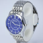 ROYAL Men’s Quartz Watch (BZ-ES27) – Premium Blue Dial Stainless Steel