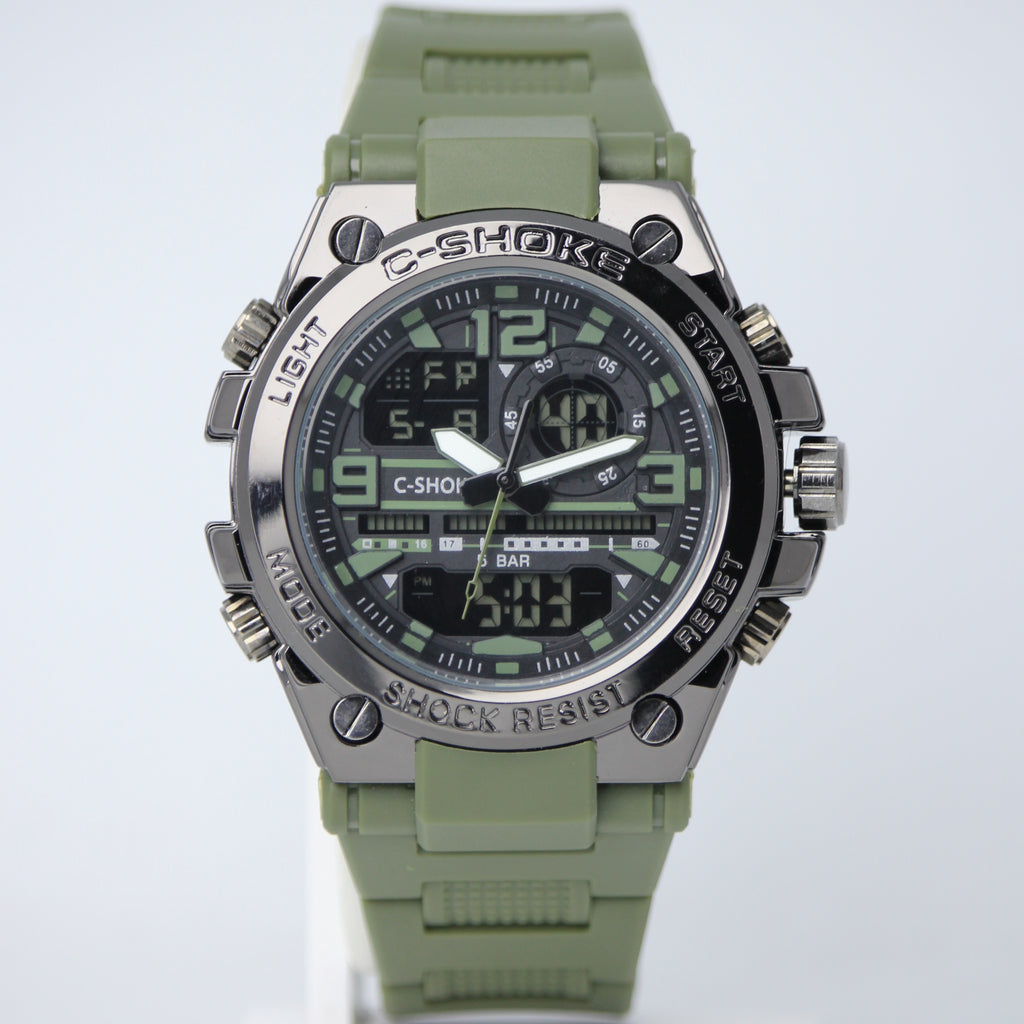 Original C-Shoke Made in Thailand Men's Watch (BZ-FD17) - Commando Green