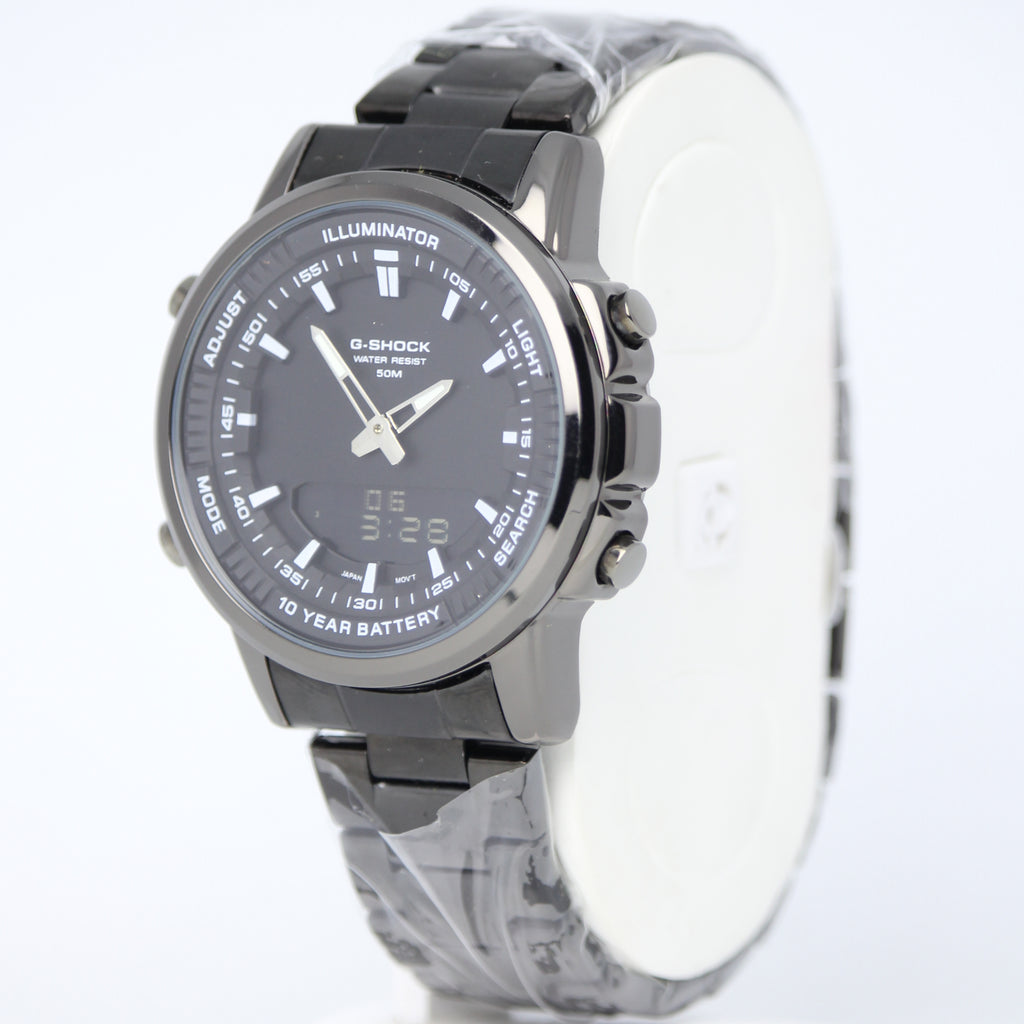 G-Shock Black Edition Analog Digital Men’s Watch (BZ-ES42) - World Clock