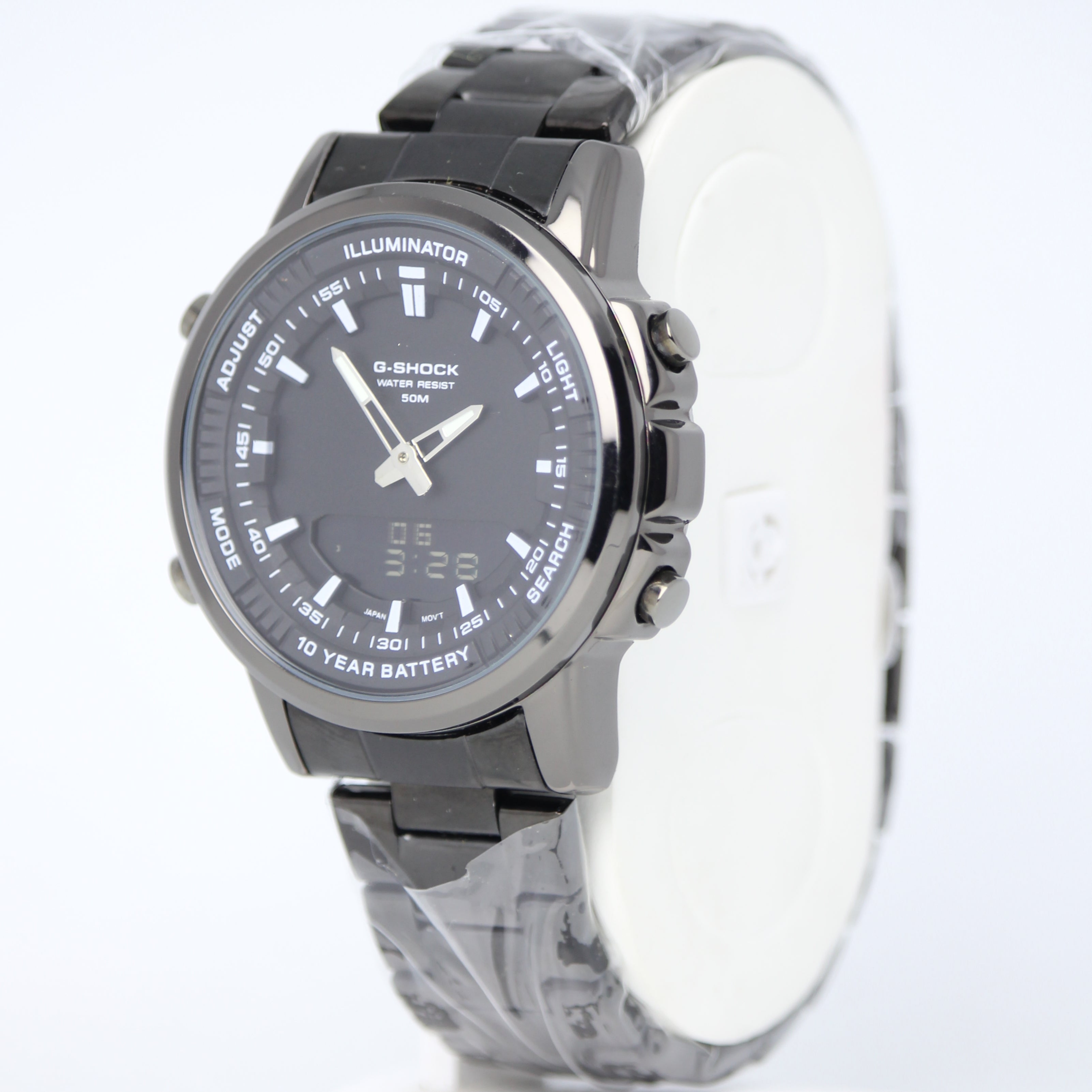 G-Shock Black Edition Analog Digital Men’s Watch (BZ-ES42) - World Clock