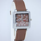 VITZ Stylish Men’s Quartz Watch (BZ-FD10) – Square Brown Dial