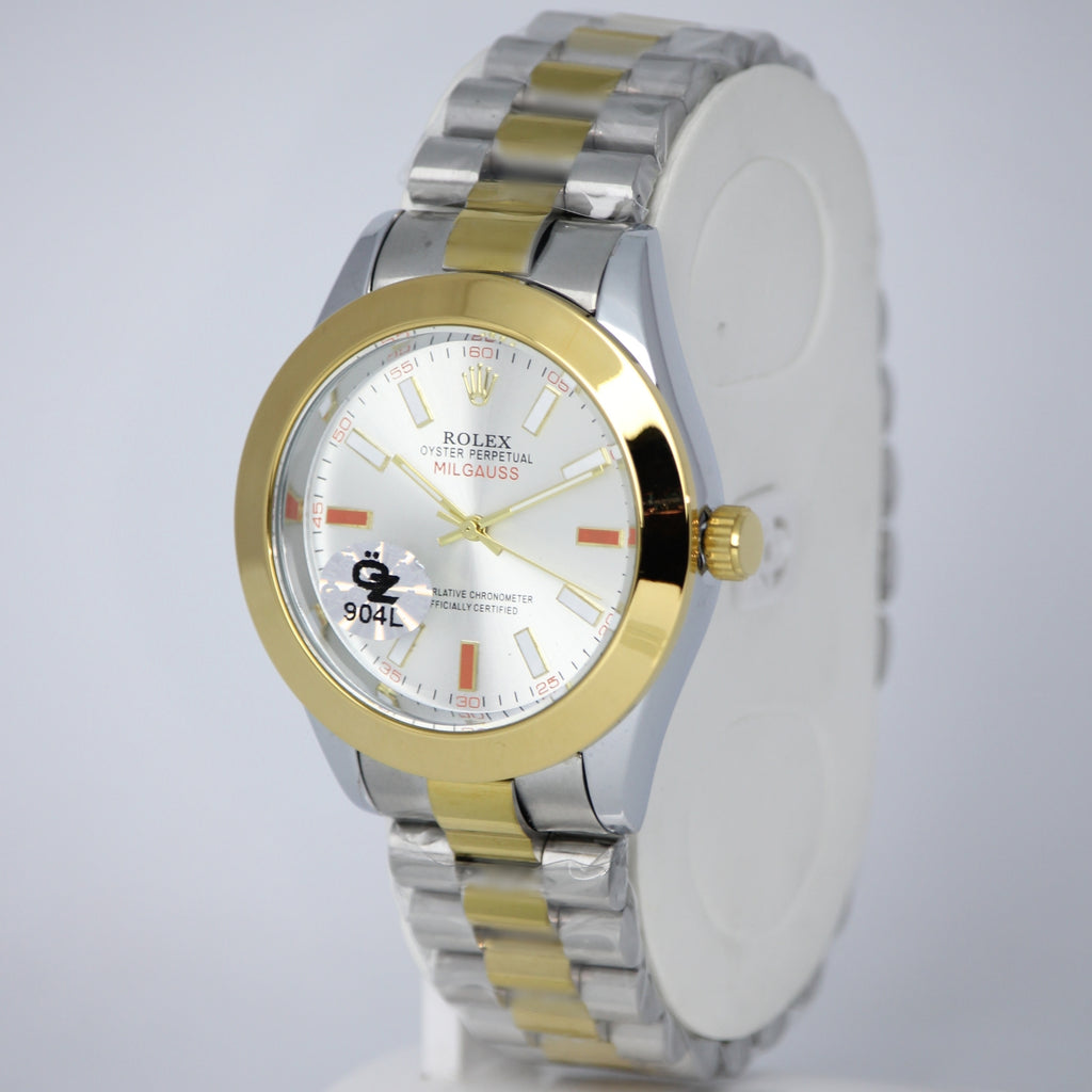 Rolex Oyster Perpetual Milgauss Men's Semi-Automatic Watch (BZ-ES40) - Silver Dial