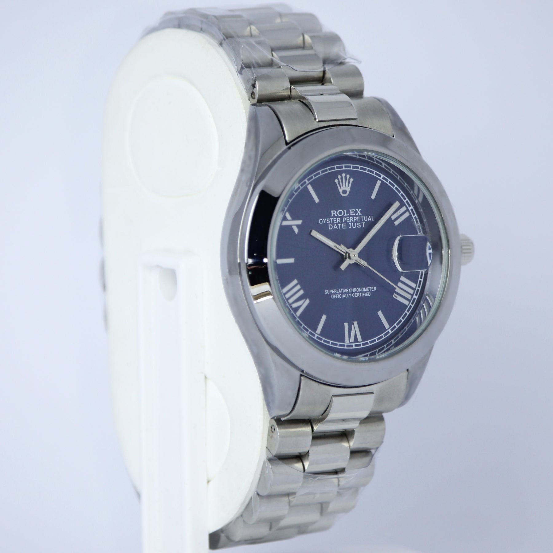 Rolex Oyster Perpetual Datejust Men’s Watch (BZ-ES014) – Blue Dial Stainless Steel