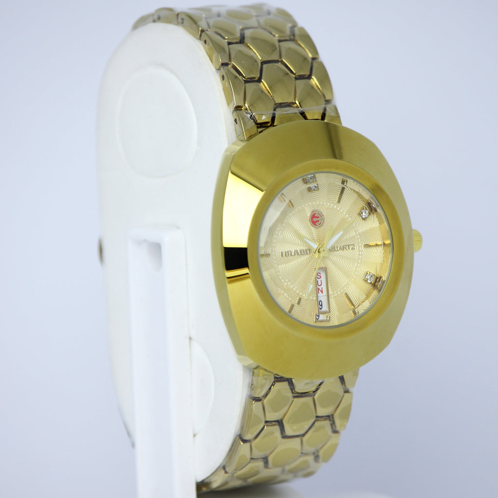 Rado Quartz Men’s Watch (BZ-ES16) – Gold Edition Stainless Steel