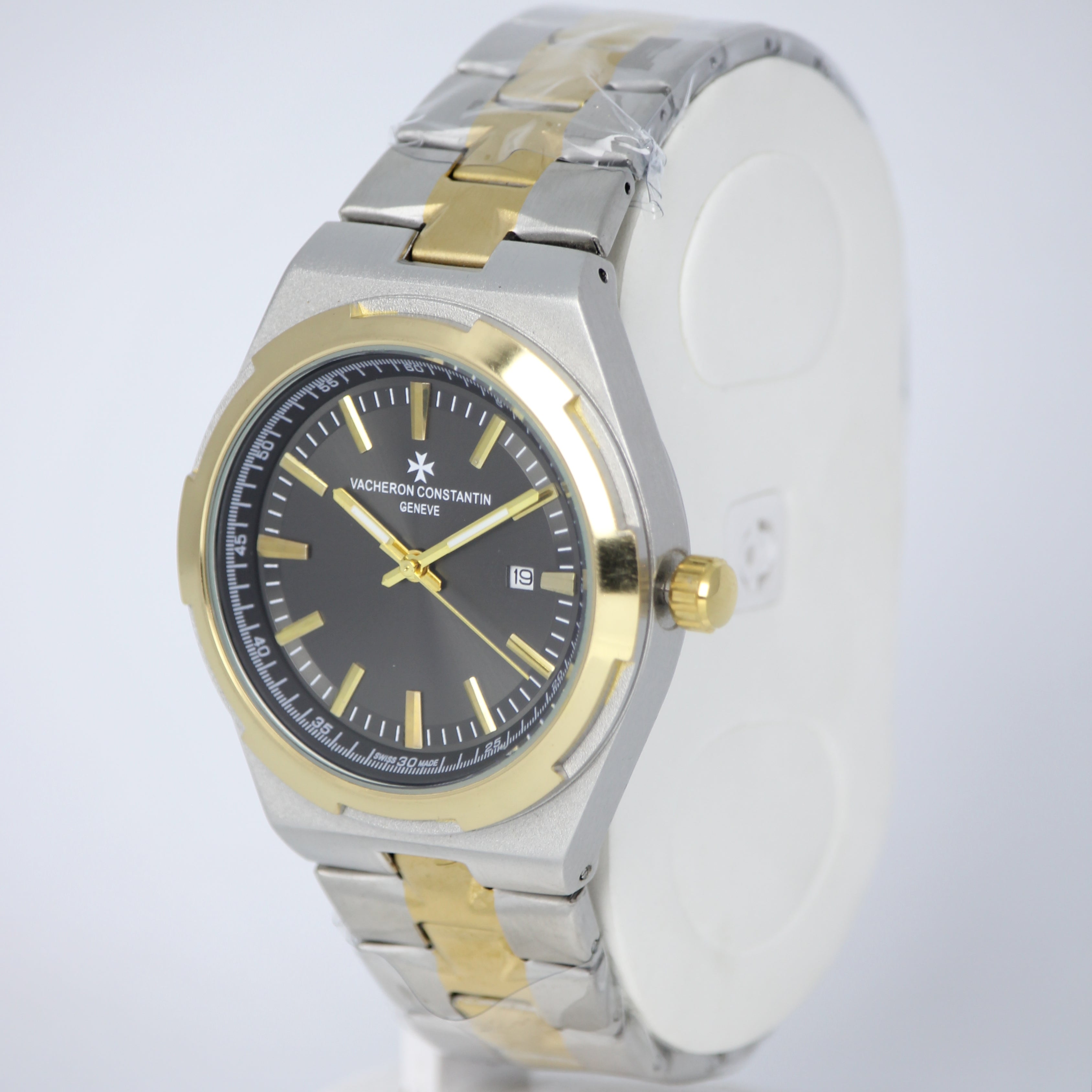 Vacheron Constantin Semi-Automatic Men’s Watch (BZ-ES01) - Two Tone Bracelet