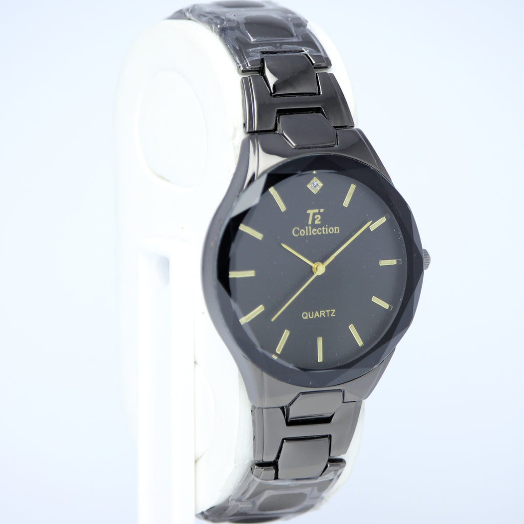 T2 Collection Men’s Quartz Watch (BZ-ES32) – Black Dial