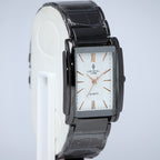 Crystal Time Men’s Quartz Watch (BZ-ES33) – Rectangular White Dial