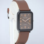 TOMI Men’s Quartz Watch (BZ-FD12) – Brown Dial Rectangular Design