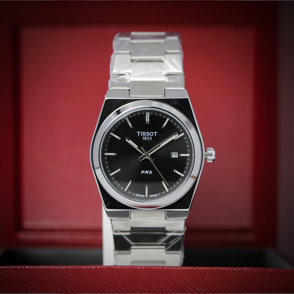 Tissot PRX Powermatic 80 Men’s Watch (BZ-ES04) – Black Dial