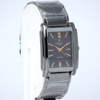 Crystal Time Men’s Quartz Watch (BZ-ES33) – Rectangular Black Dial