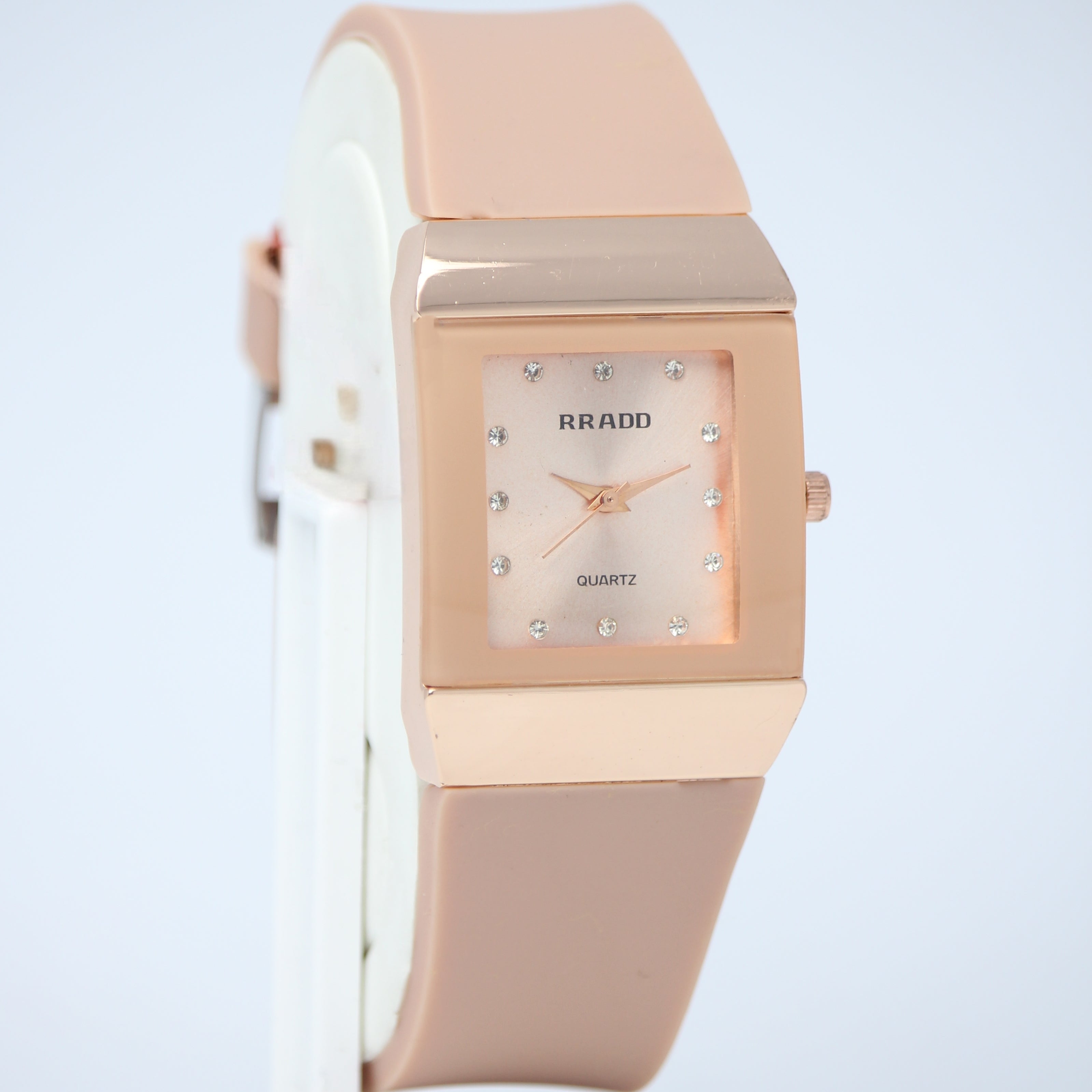 RRADD Women’s Quartz Watch (BZ-F04) – Rose Gold Square Dial