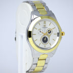 UK Collection Men’s Two-Tone Quartz Watch (BZ-ES34) – Silver Gold Dial