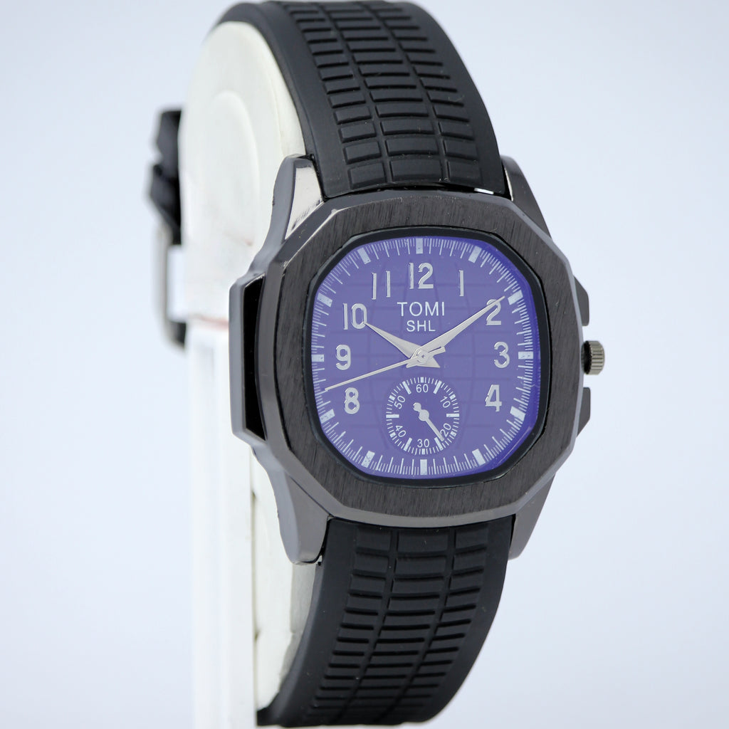TOMI SHL Men’s Quartz Watch (BZ-FD15) – Black