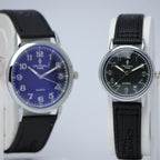 Crystal Time Quartz Couple Set (BZ-HH08) – Black Textured Dial