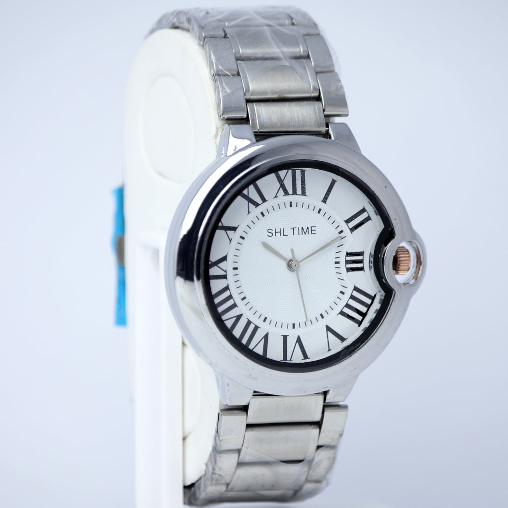 SHL TIME Men’s Stainless Steel Quartz Watch (BZ-ES31) – Roman Numeral