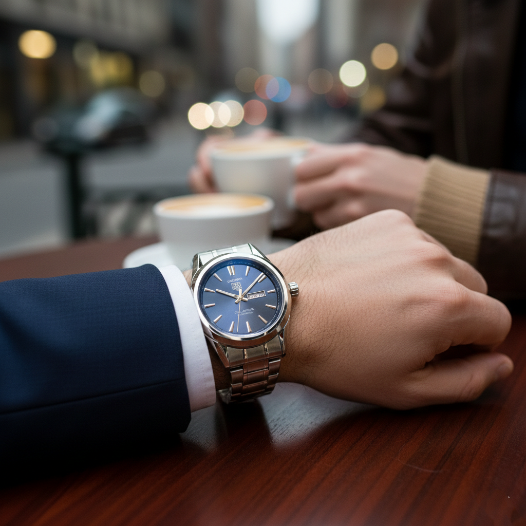 TAG Heuer Carrera Calibre 5 Men’s Watch (BZ-ES02) – Deep Blue Dial