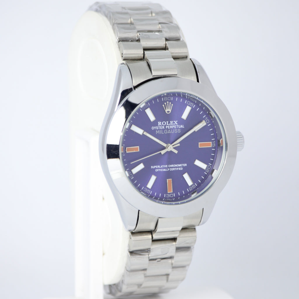 Rolex Oyster Perpetual Milgauss Men's Semi-Automatic Watch (BZ-ES40) - Blue Dial