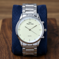 RH Super Time Quartz Men’s Watch (BZ-ES37) – Stainless Steel with Crystal Dial