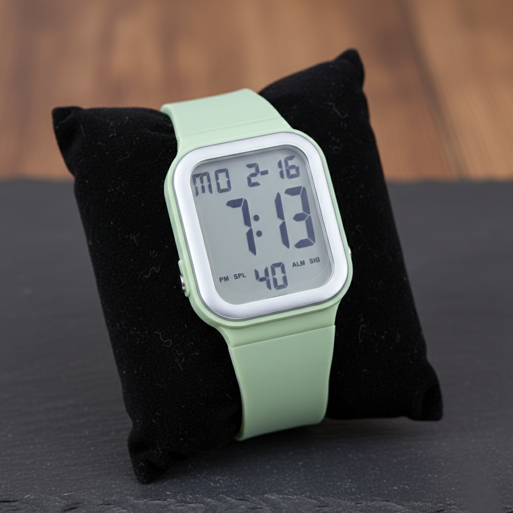 SPL Men’s Digital Sports Watch (BZ-S03) - Green Strap