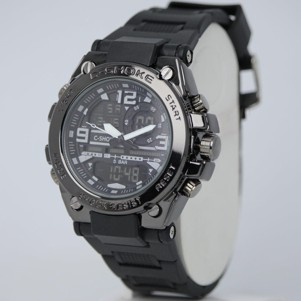 Original C-Shoke Made in Thailand Men's Watch (BZ-FD17) - Bold Black