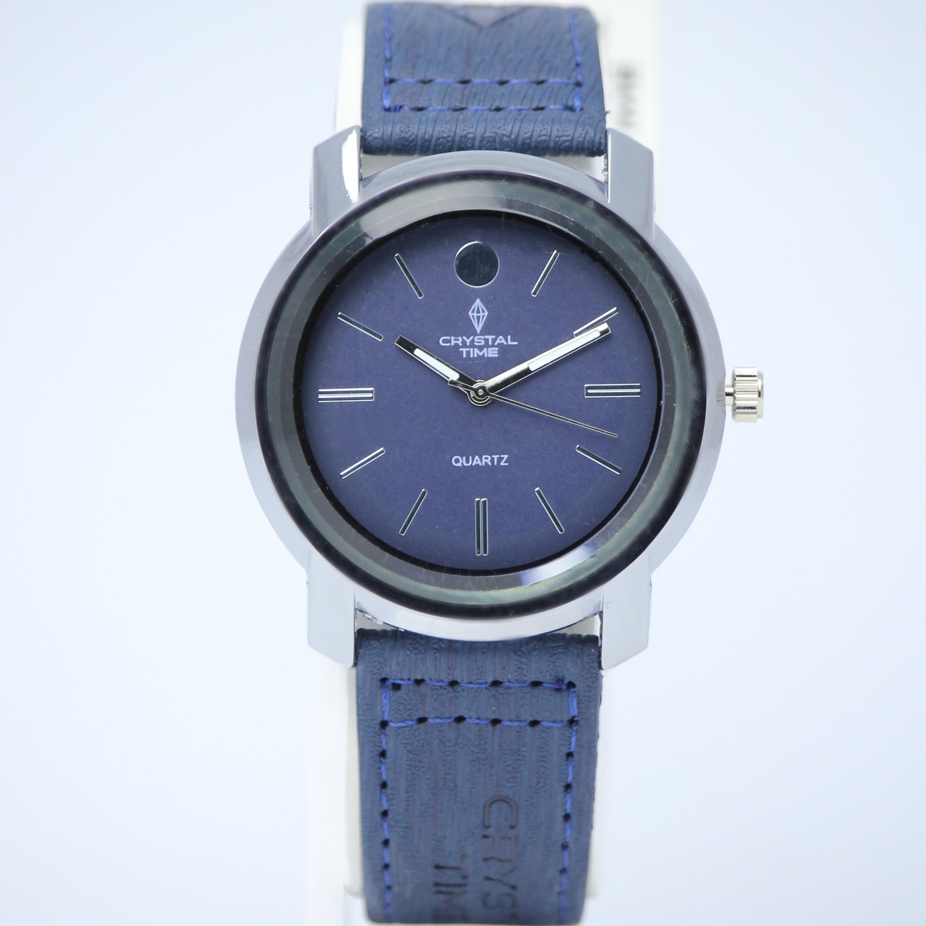 Crystal Time Couple Quartz Watches (BZ-HH07) – Blue Dial