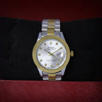 Rolex Oyster Perpetual Datejust Men’s Watch (BZ-ES015) – Silver Dial with Gold Case