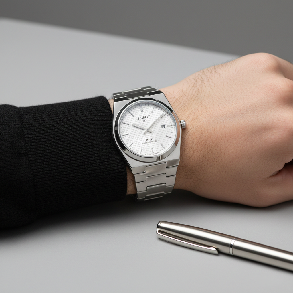 Tissot PRX Powermatic 80 Men’s Watch (BZ-ES04) – Silver Dial