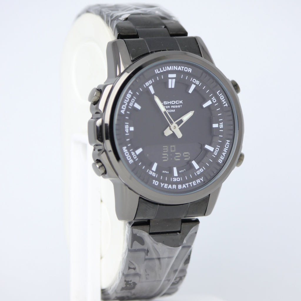 G-Shock Black Edition Analog Digital Men’s Watch (BZ-ES42) - World Clock