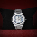 Rick Men’s Quartz Watch (BZ-ES013) – Sky Blue Dial Stainless Steel