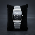 LONGBO 9163 Men’s Quartz Watch (BZ-ES25) – Black Dial Stainless Steel