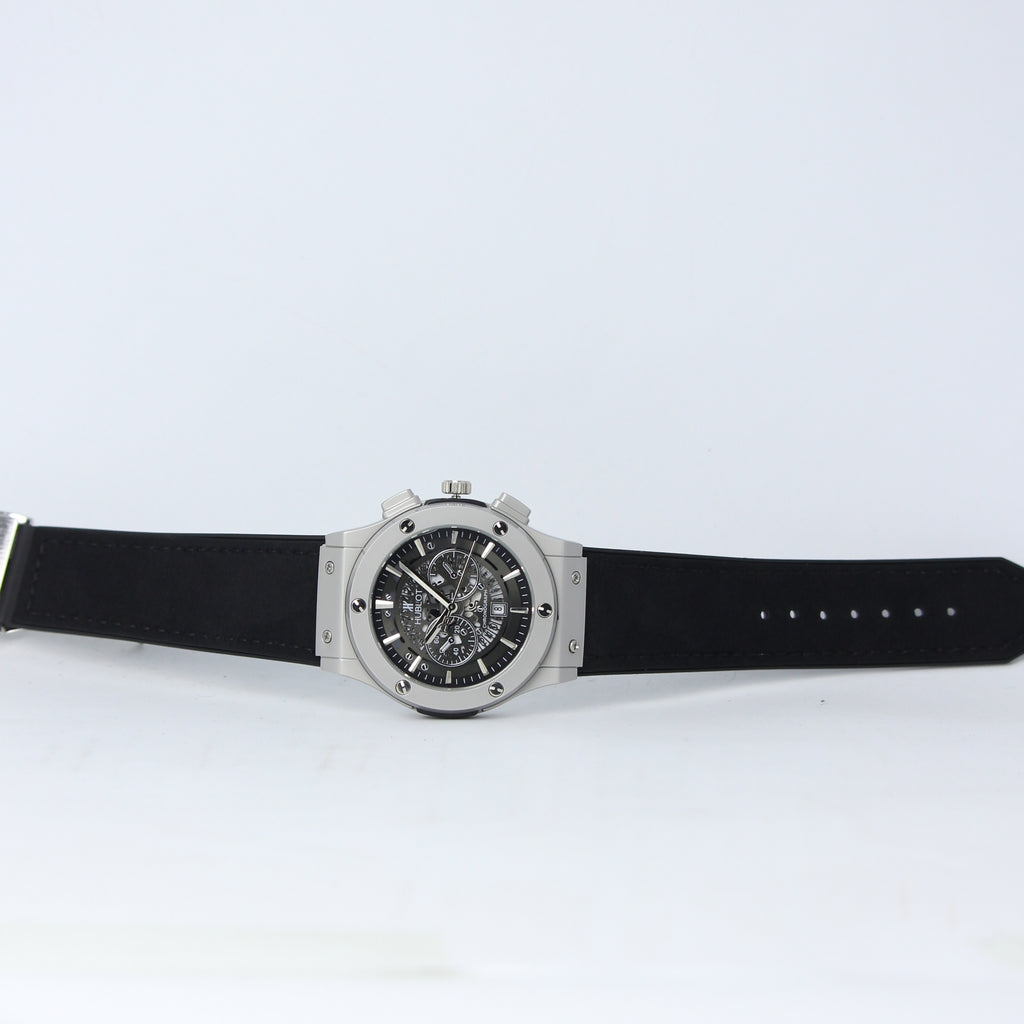 HUBLOT Men's Quartz Watch (BZ-FD01) - Grey Dial with Black Straps
