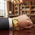 Rado Quartz Men’s Watch (BZ-ES16) – Gold Edition Stainless Steel