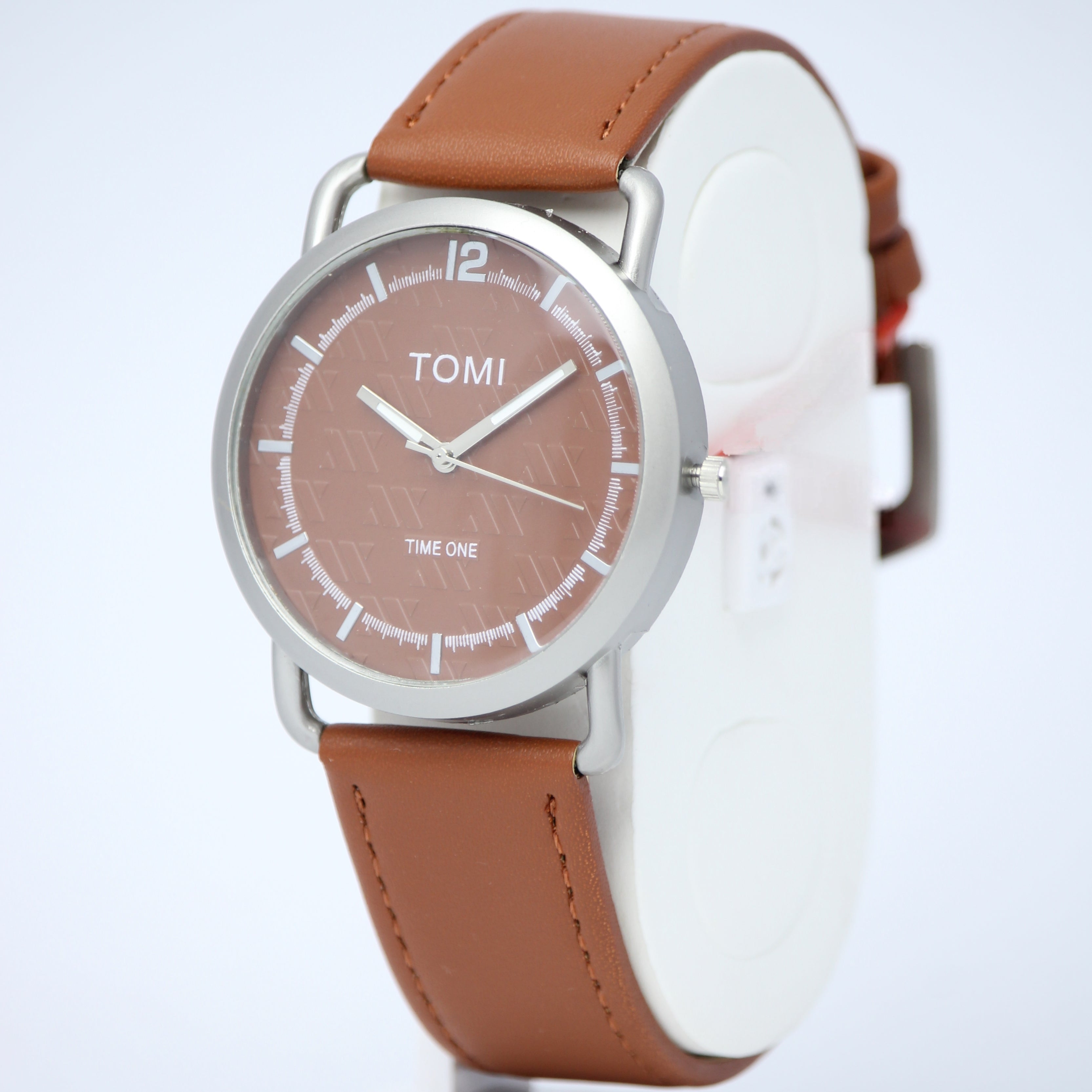TOMI Couple Quartz Watch Set (BZ-HH06) – Brown Dial