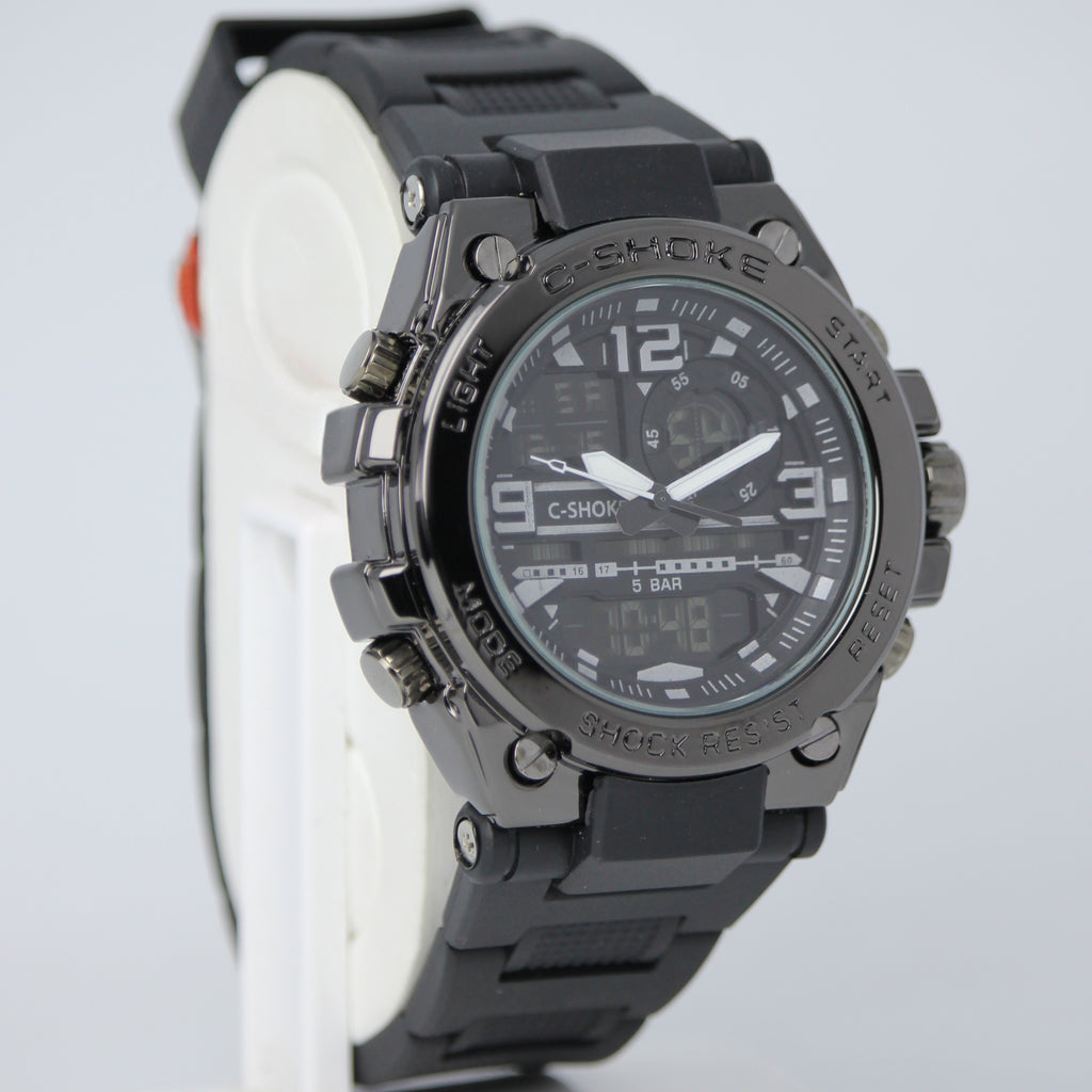 Original C-Shoke Made in Thailand Men's Watch (BZ-FD17) - Bold Black