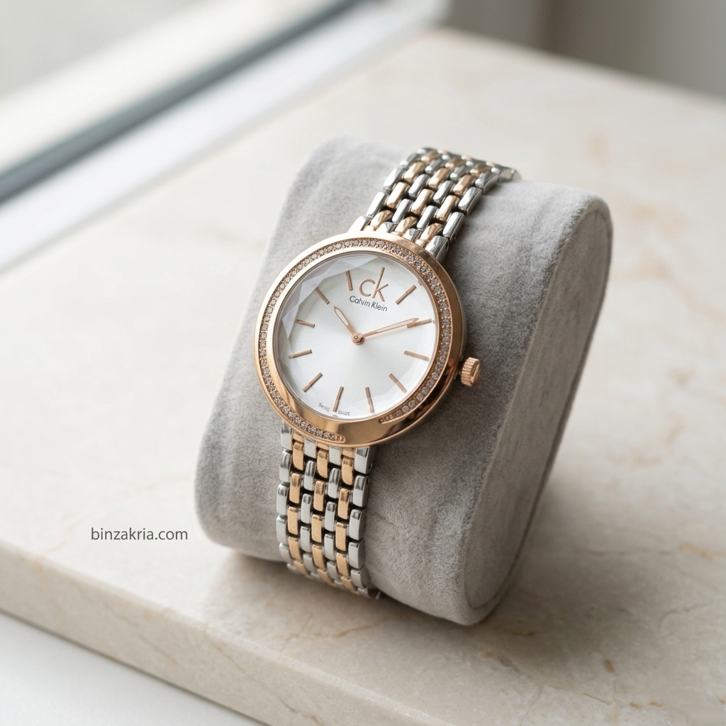 Calvin Klein Stylish Ladies Watch (BZ-SS06) - Two Tone Edition