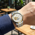 FNGEEN 1853 Men’s Mechanical Watch (BZ-ES08) – Two Tone Stainless Steel