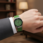 AW Collection Men’s Quartz Watch (BZ-FD14) – Green Dial