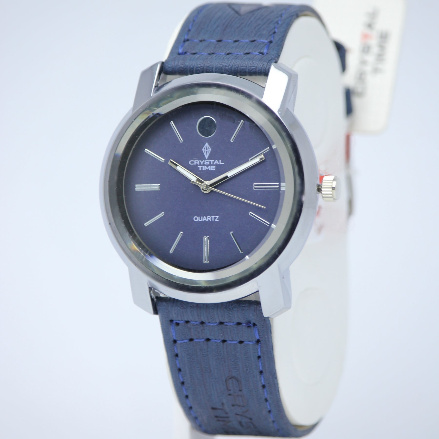 Crystal Time Couple Quartz Watches (BZ-HH07) – Blue Dial