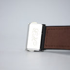 HUBLOT Men's Quartz Watch (BZ-FD01) - Grey Dial with Brown Straps