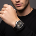 Vacheron Constantin Genève Semi-Automatic Men’s Watch (BZ-ES01) - Charcoal