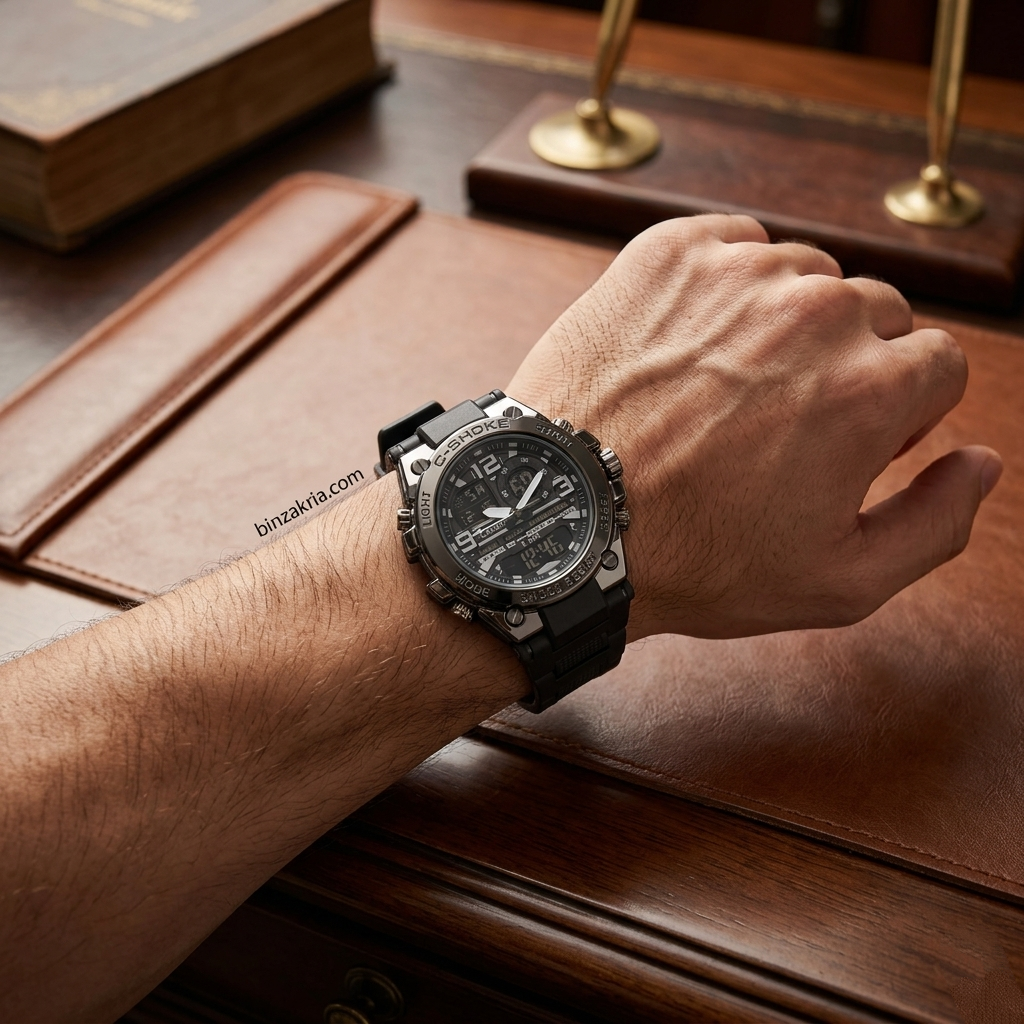 Original C-Shoke Made in Thailand Men's Watch (BZ-FD17) - Bold Black