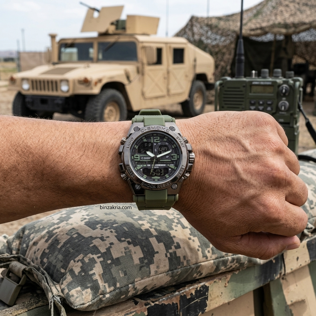 Original C-Shoke Made in Thailand Men's Watch (BZ-FD17) - Commando Green