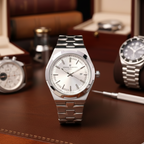 Vacheron Constantin Genève Semi-Automatic Men’s Watch (BZ-ES01) - Silver